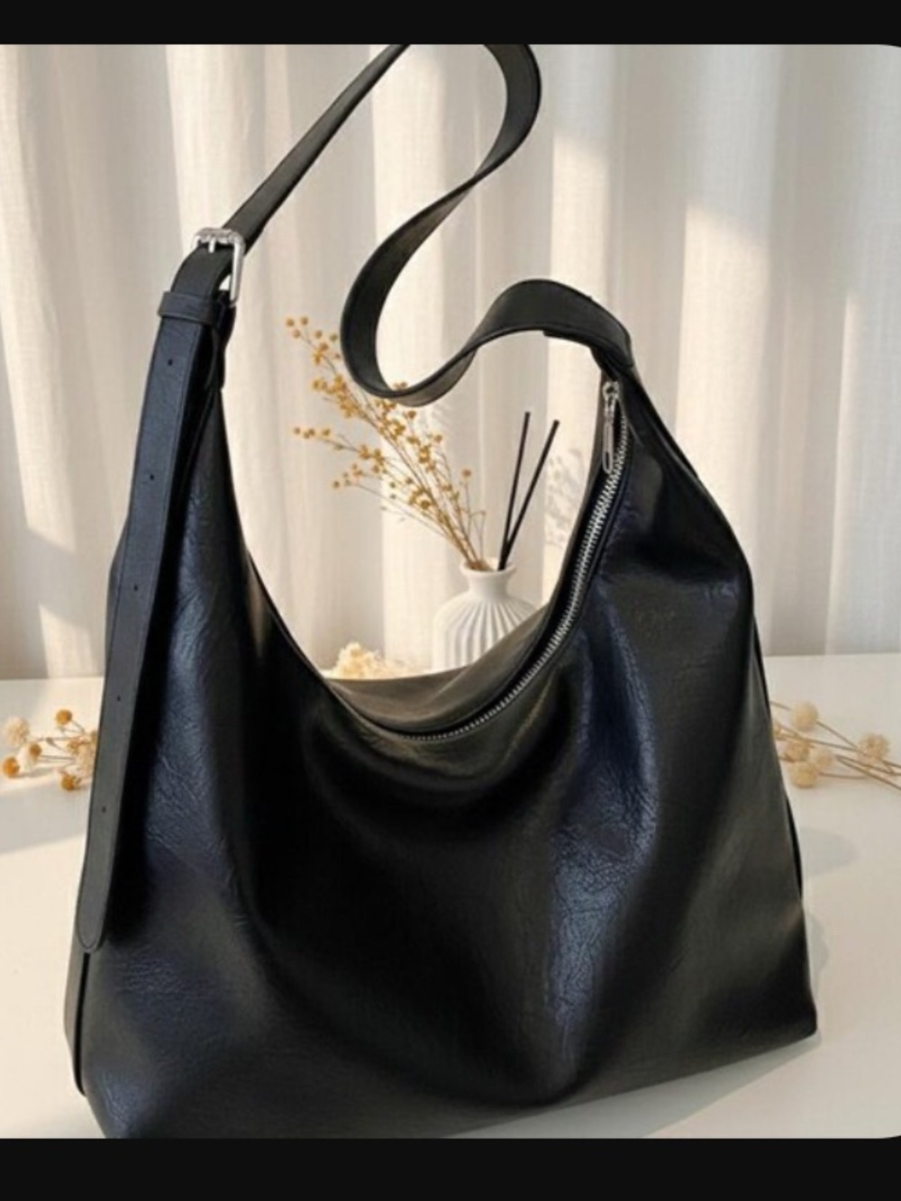 Soft Real Leather Tote Bag